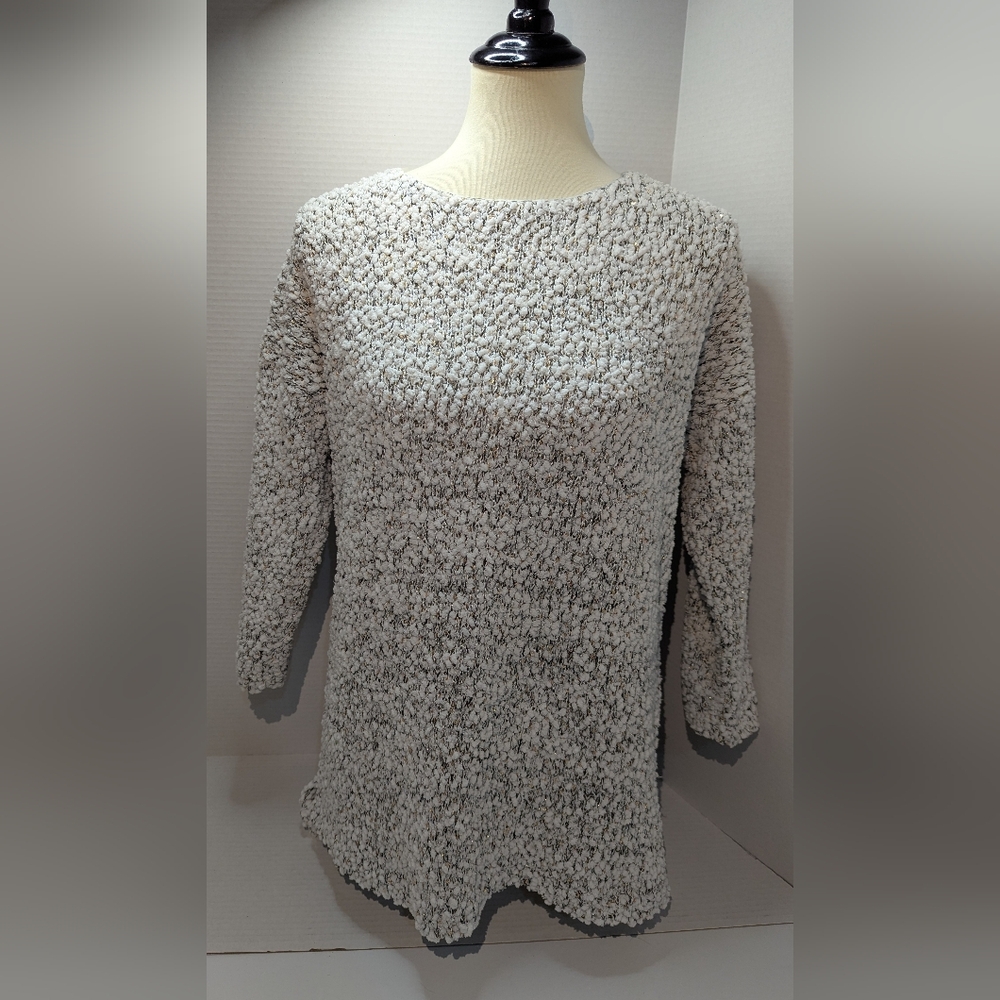 Small (4/6) United States Sweaters Women's Popcorn Texture Long Sleeve Sweater